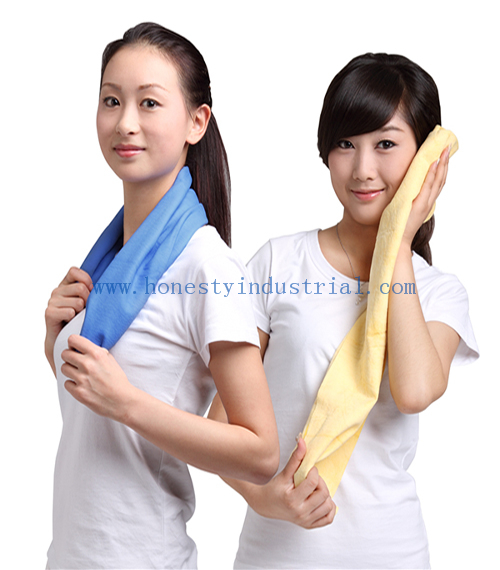 cool towel for promotion (Double- clicking picture enlarged view)